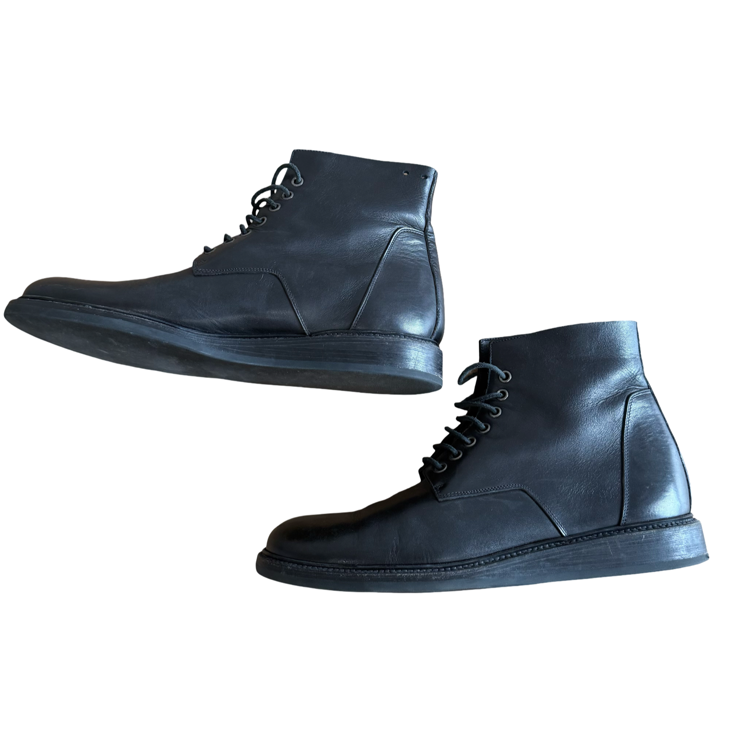 Rick Owens Leather Chukka Boots SZ 44