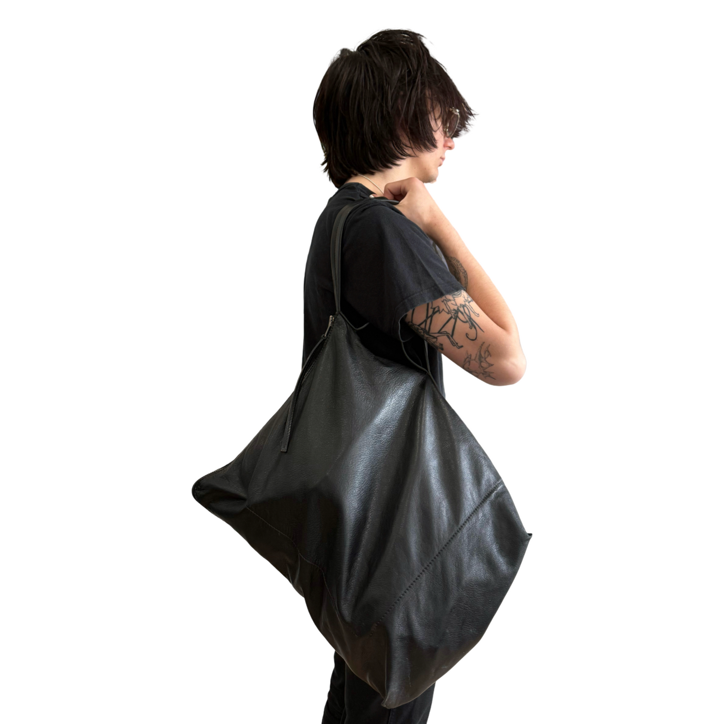 Rick Owens Deer Leather Bag SS16