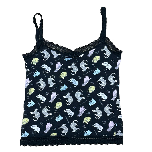 Hysteric Glamour x Andy Warhol Cat Print Top Sz Small