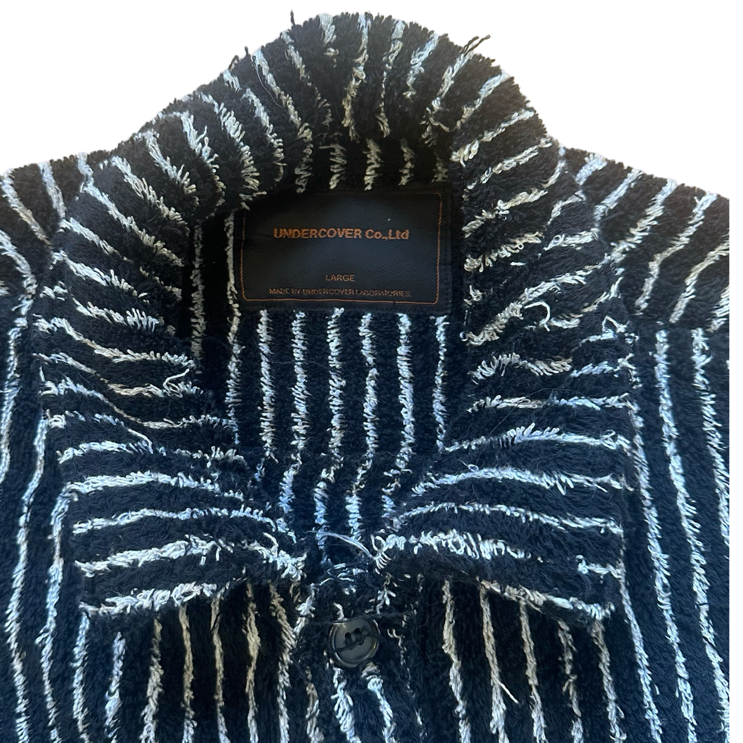 Undercover Terry Cloth ‘Scab/Ethnic Print’ Trucker SS03 Sz Large