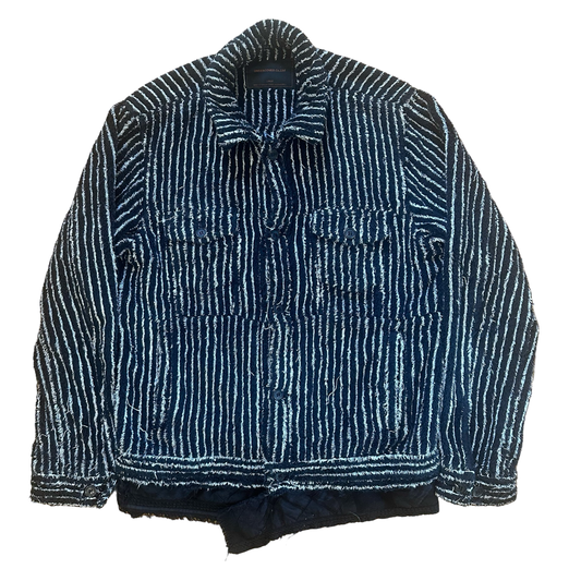 Undercover Terry Cloth ‘Scab/Ethnic Print’ Trucker SS03 Sz Large