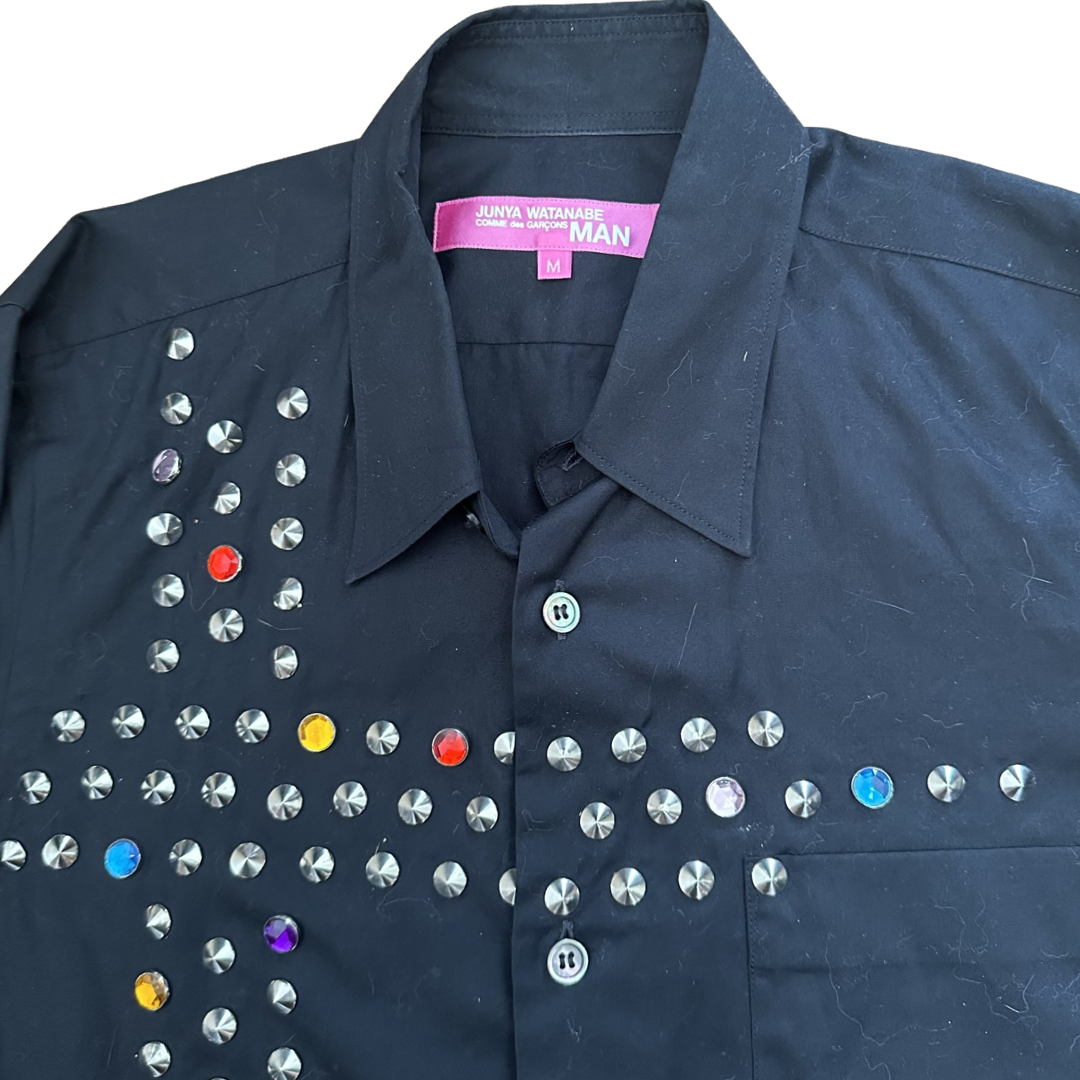 Junya Watanabe Studded Button-up AW02 Sz Medium