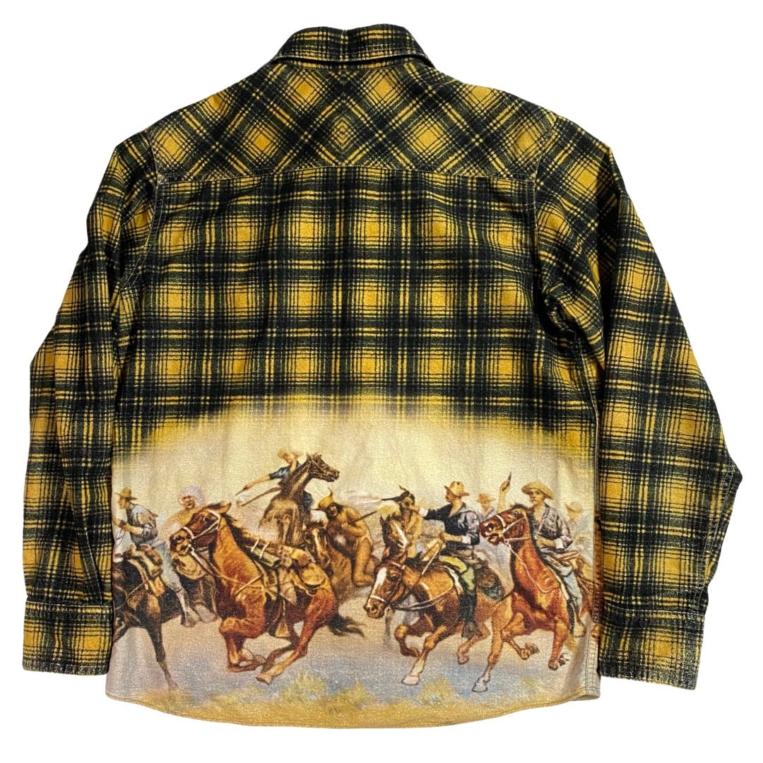 Neighborhood Japan Western Print Flannel Size Small