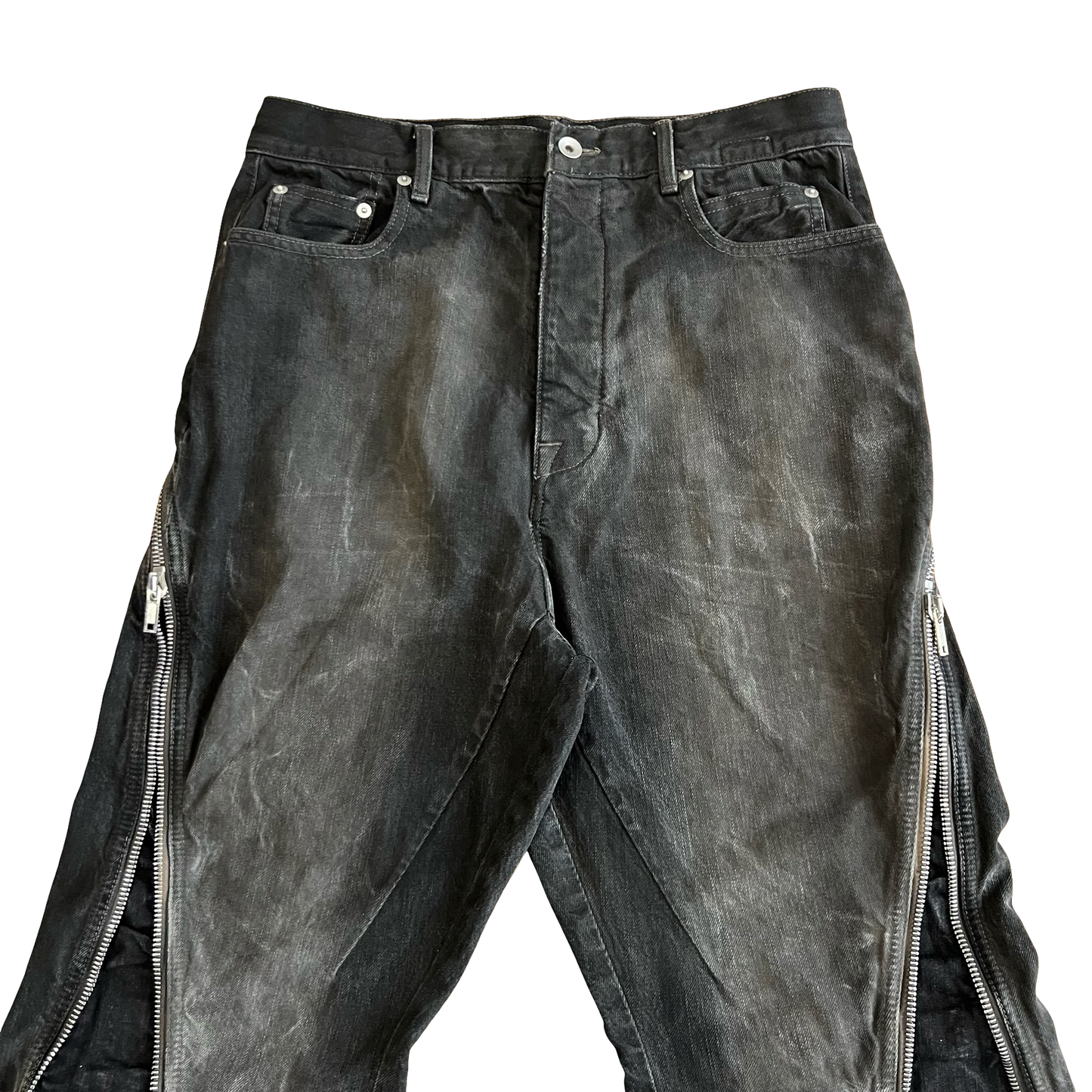 Rick Owens Dark Dust Banana Bolan Denim SZ 33