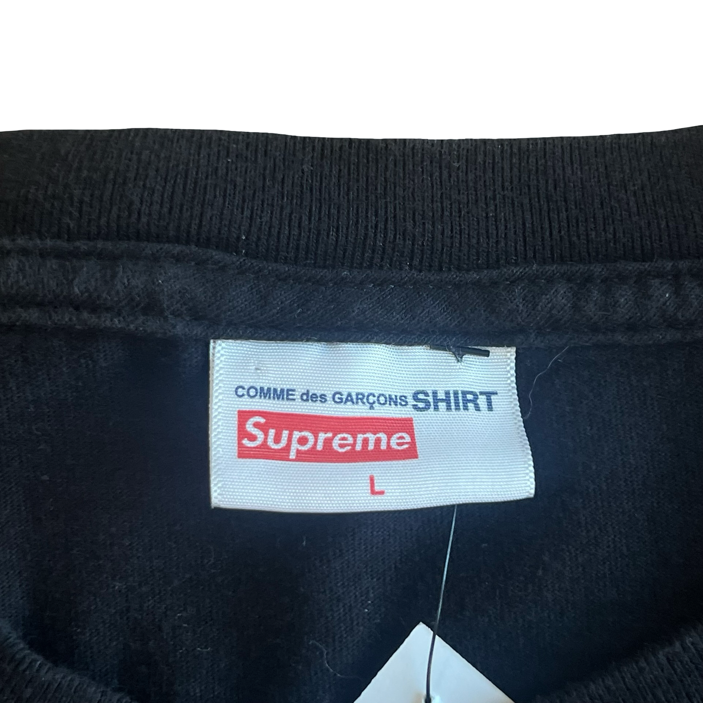 Supreme x Comme des garçons Box Logo SZ L