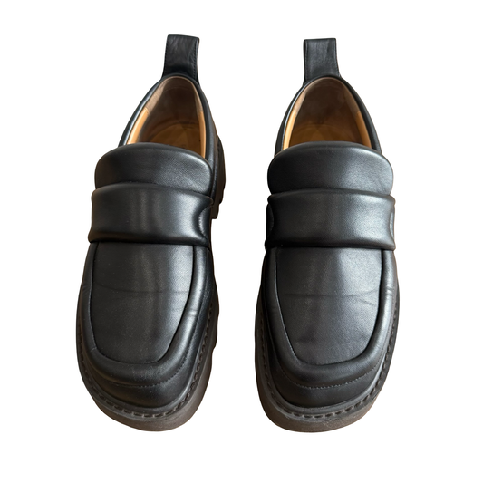Dries Van Noten Padded Leather Lug-sole Derbies SZ 42