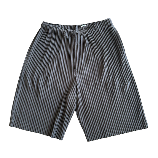 Issey Miyake Homme Brown Plisse Shorts SZ 3