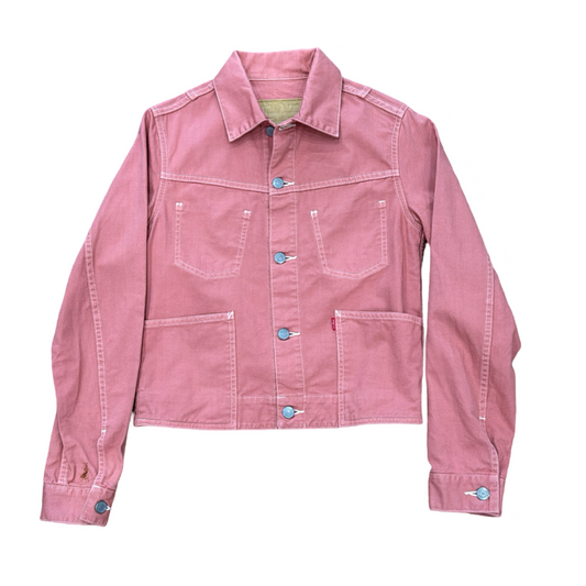 Hysteric Glamour Pink Denim Jacket Sz Small
