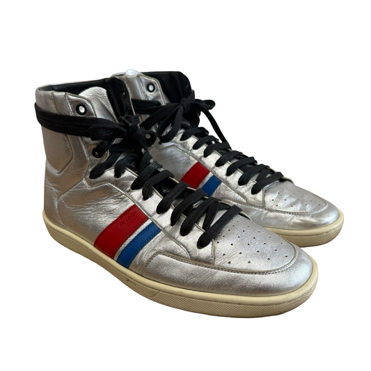 Saint Laurent SS14 SL04H Metallic Sneaker SZ 41.5