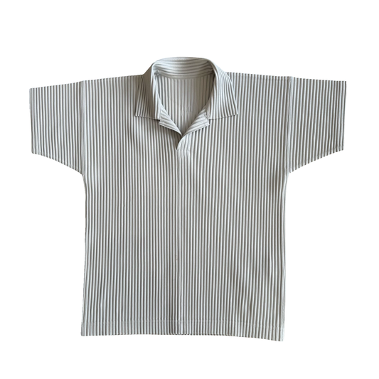 Issey Miyake Homme Plisse Collared Shirt SZ 2
