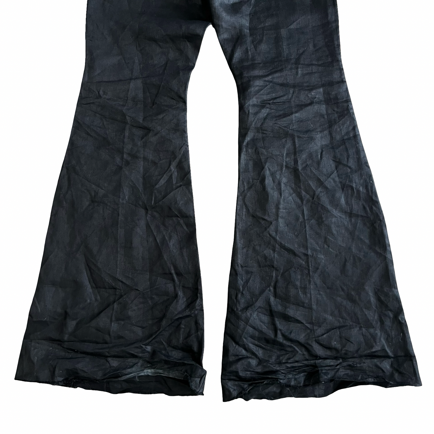 Rick Owens Bolan Flared Linen-Twill Cargo Trouser SZ 30