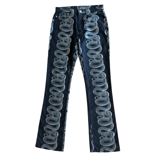 Hysteric Glamour Snake Print Denim SZ