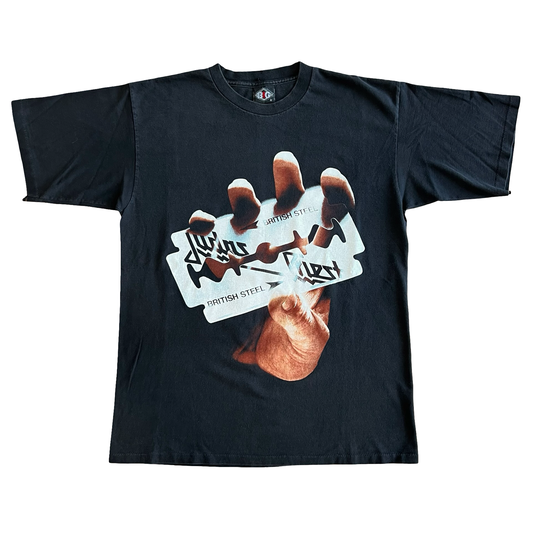 Vintage 90s Judas Priest British Steel T-Shirt SZ L
