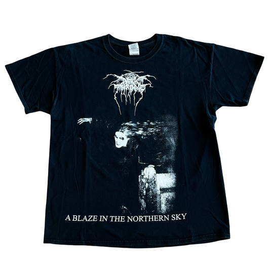 VIntage Y2K Dark Throne Blaze in The Northern Sky T-Shirt SZ L