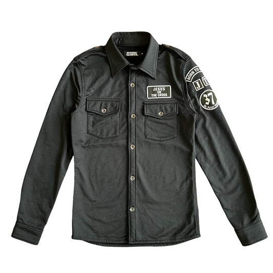 Hysteric Glamour ‘Jesus on the Cross’ Patched Jacket SZ M