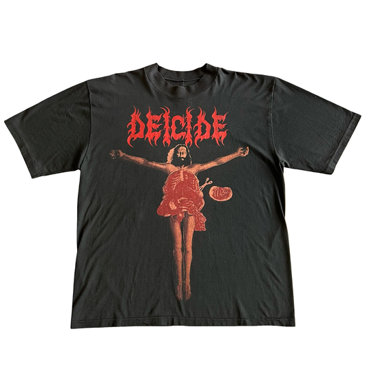 Vintage Deicide Once Upon The Cross Metal T-Shirt SZ XL