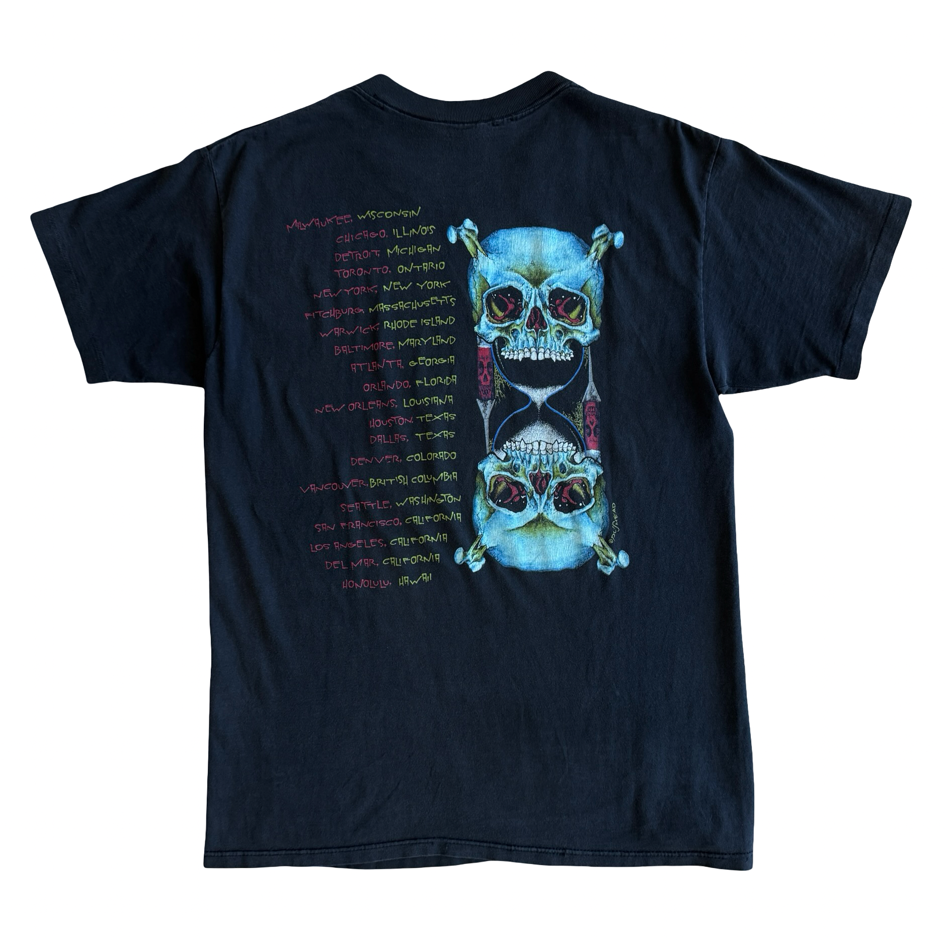 Vintage 90s Ministry Pushead “Just One Fix” T-Shirt SZ L – Final Blow