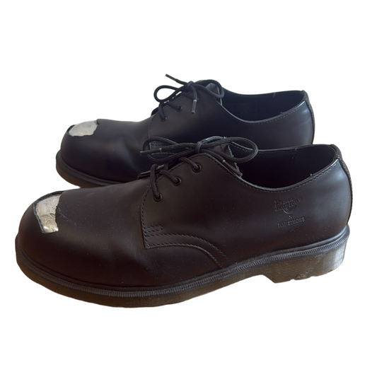 Raf Simons x Dr Marten Keaton II Cut Out Steel Toe Derby Sz 11