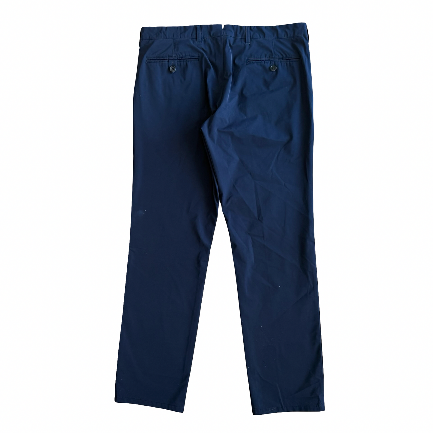 Prada Navy Nylon Trousers SZ 52