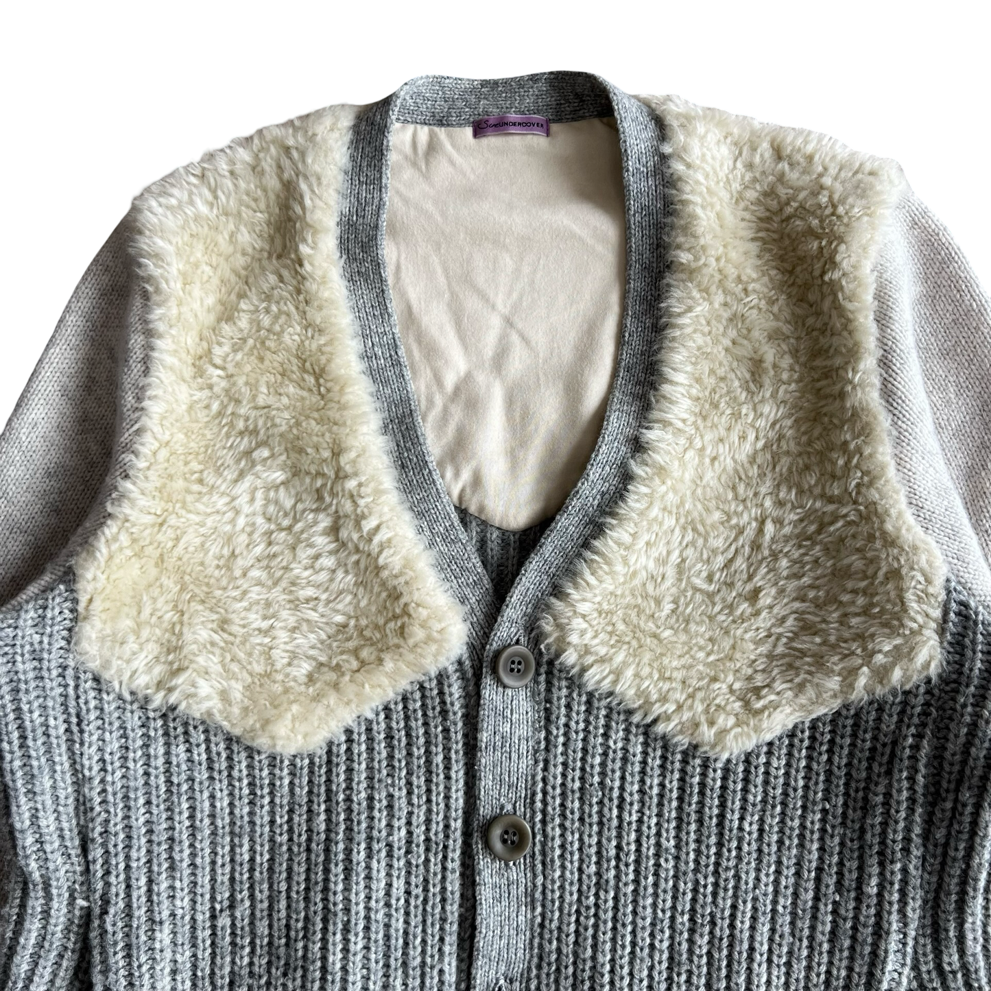 Sue Undercover Faux Fur Cardigan SZ 2
