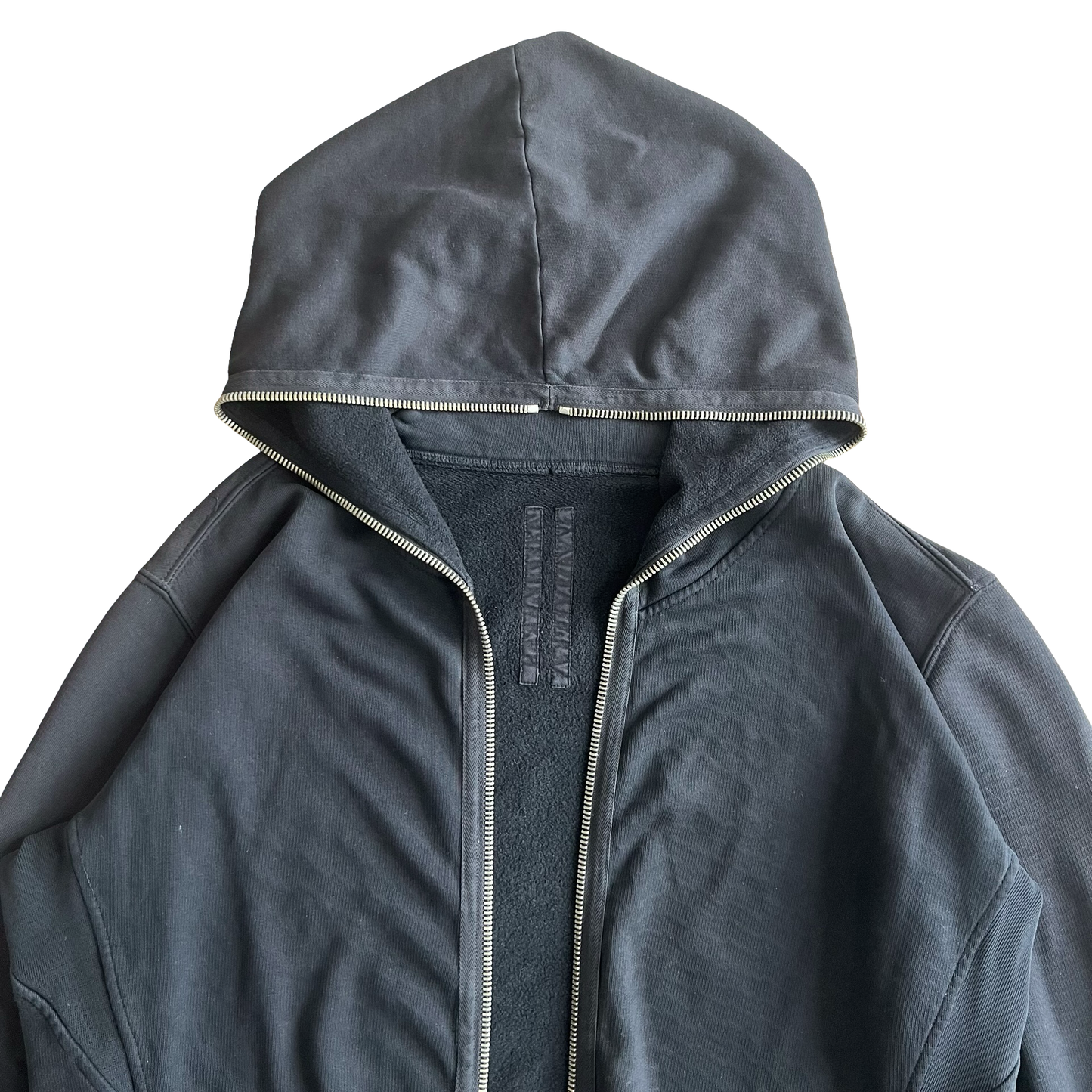 Rick Owens Black Gimp Hoodie SZ XL