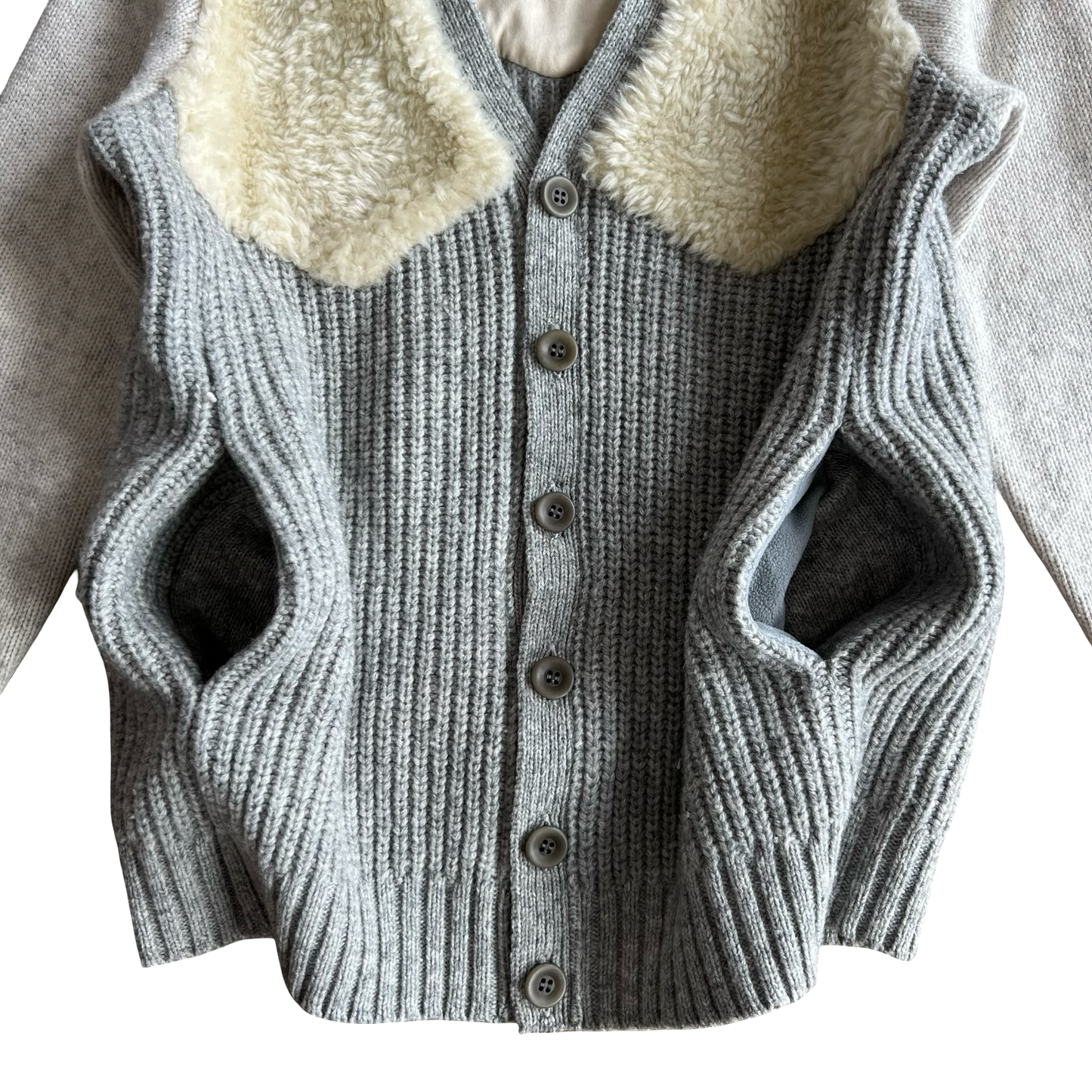 Sue Undercover Faux Fur Cardigan SZ 2