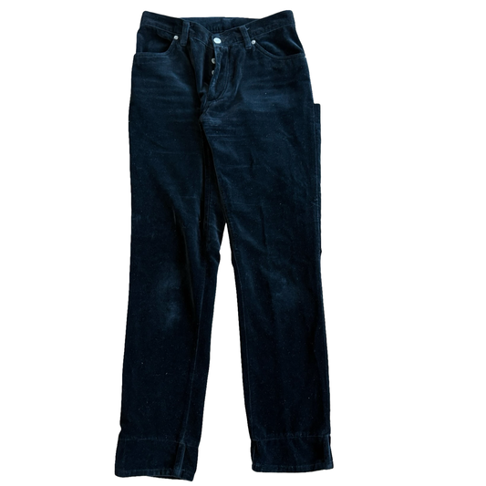 Helmut Lang 1997 Velvet Holster Jeans size 29