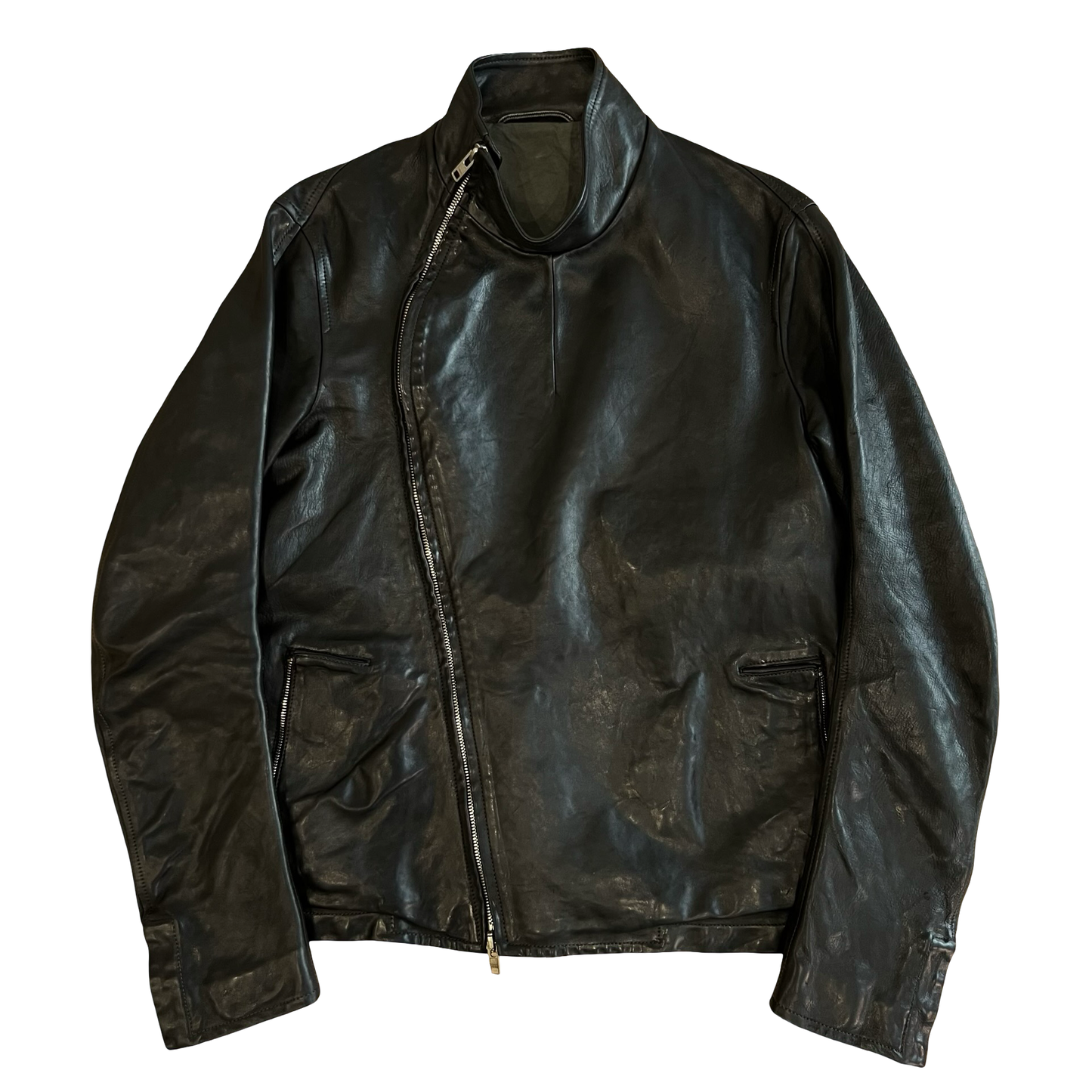 Carol Christian Poell Leather Fencing Jacket SZ 48