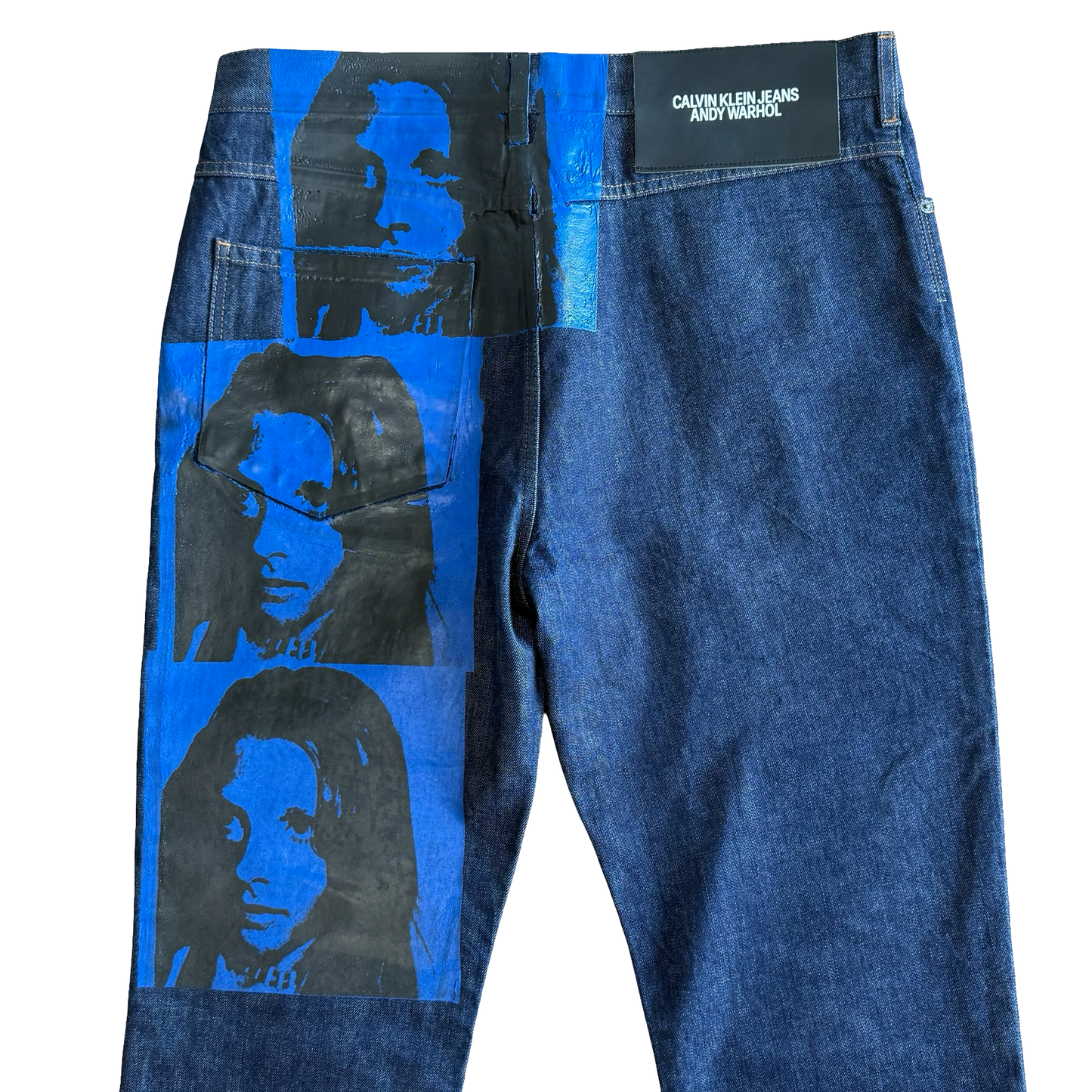 Calvin Klein x Andy Warhol Painted Raw Denim SZ 36
