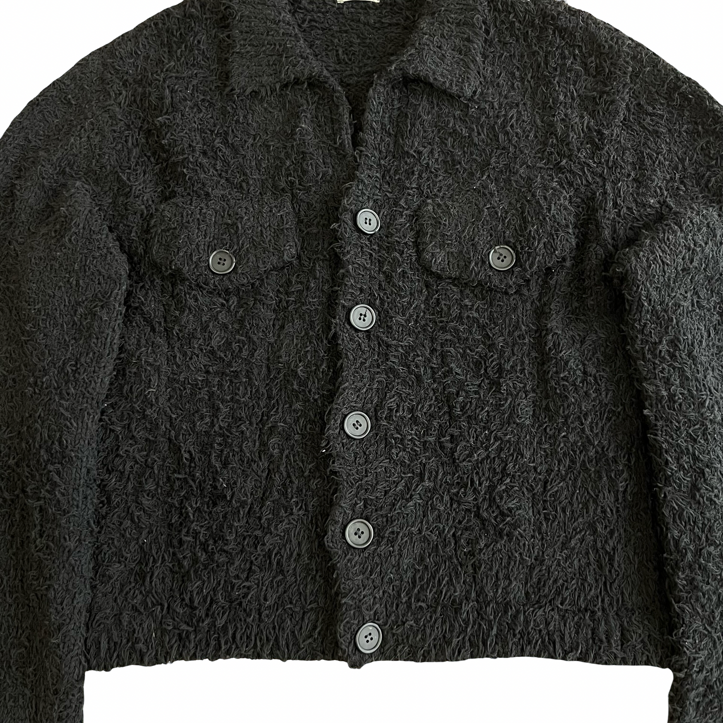Dries Van Noten Fuzzy Trucker Jacket SZ