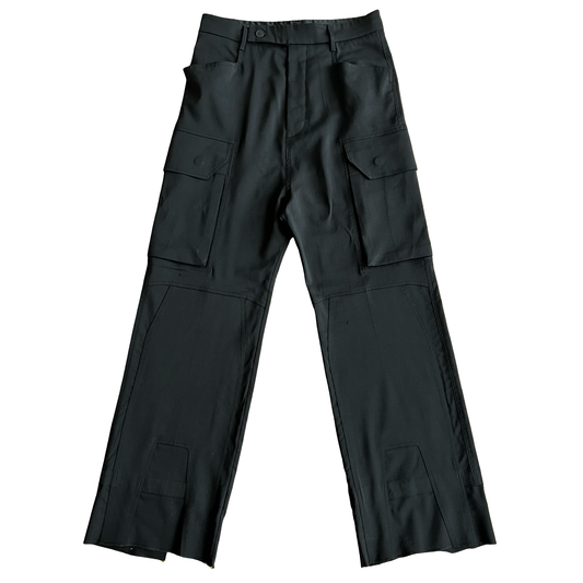 Rick Owens Mastadon Tailored Flat Cargo Sz 46