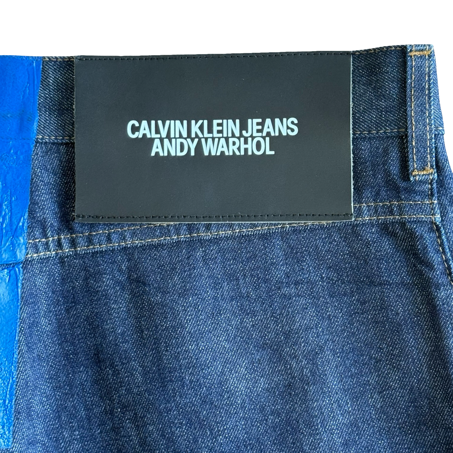 Calvin Klein x Andy Warhol Painted Raw Denim SZ 36
