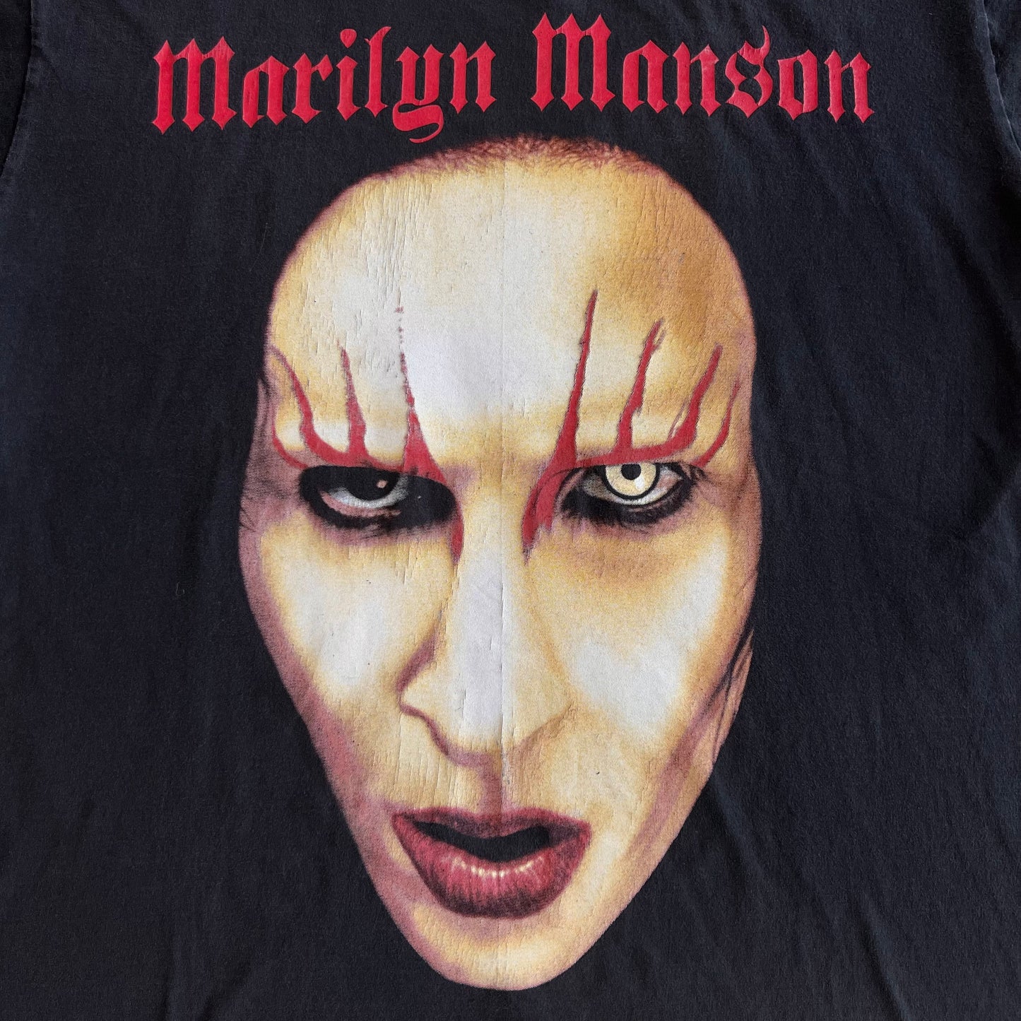 Vintage 90s Marilyn Manson Large Face T-Shirt SZ XL