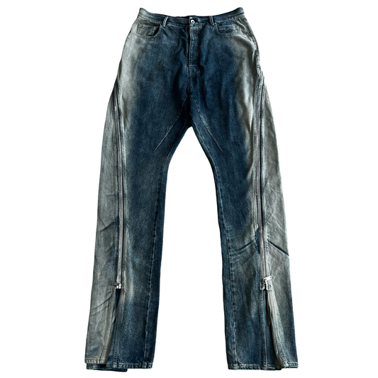 Rick Owens Mineral Degrade Banana Bolans SZ 34