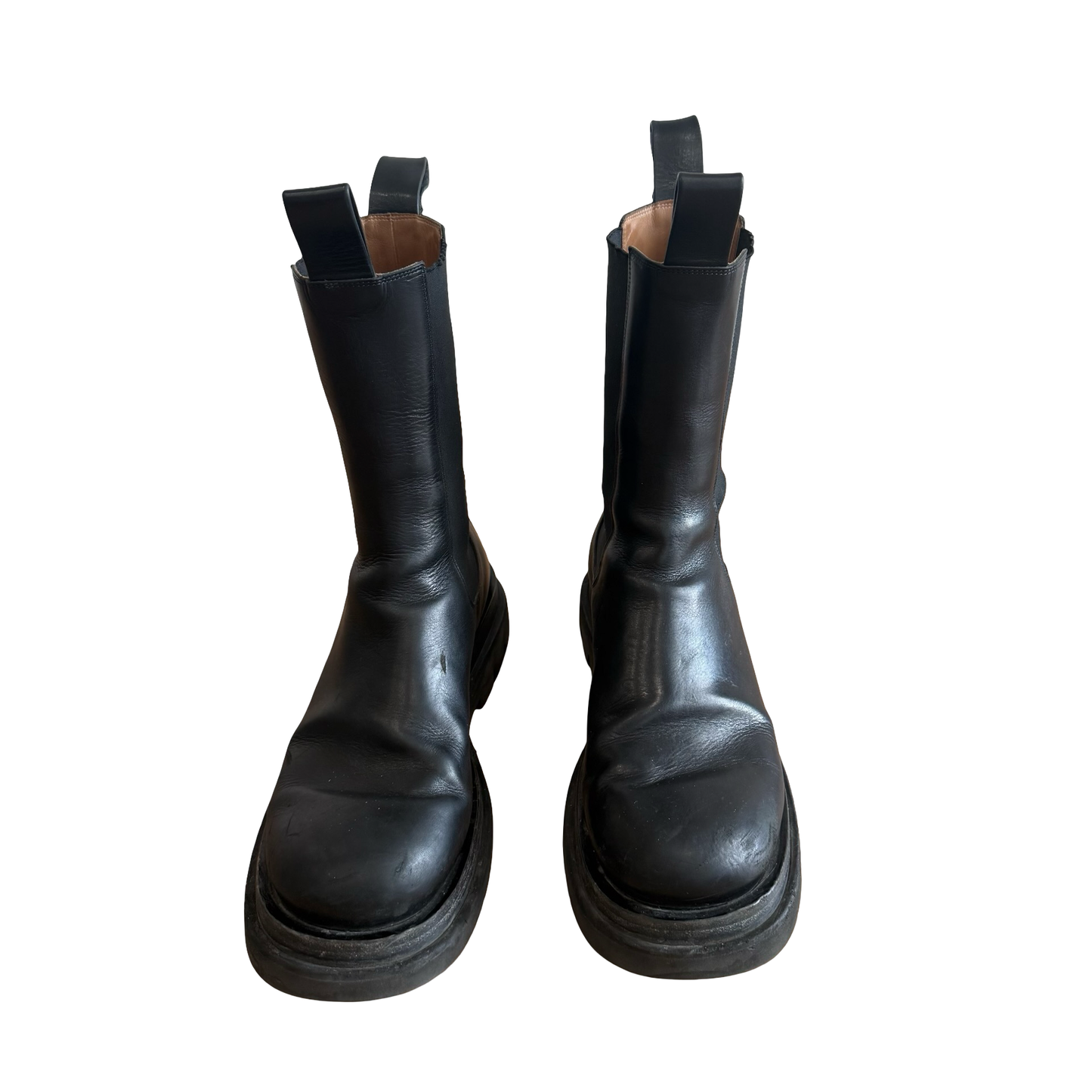 Bottega Veneta Lug Sole Chelsea Boots Sz 46