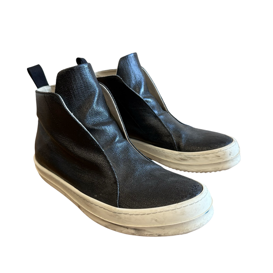 Rick Owens Waxed Canvas Island Dunks SZ 43