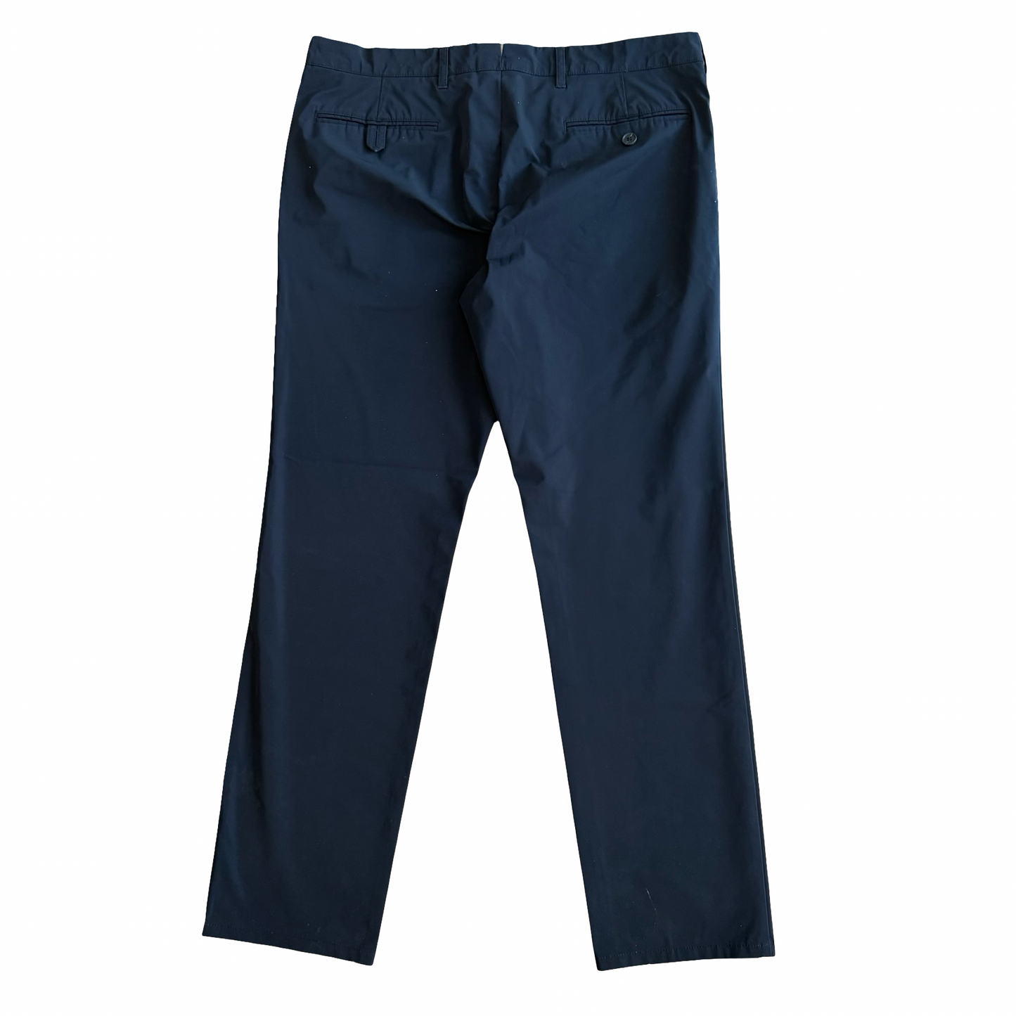 Prada Black Nylon Trousers SZ 52