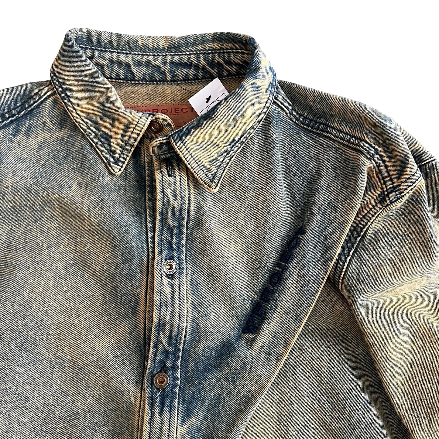 Y/Project Pinched Denim Shirt SZ L