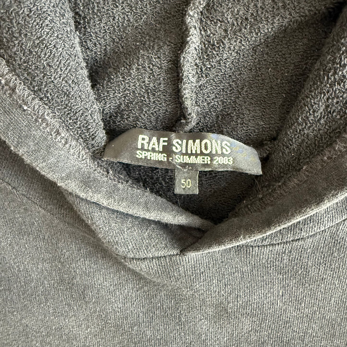 Raf Simons Red ‘Penelope’ Hoodie SS03 SZ 50