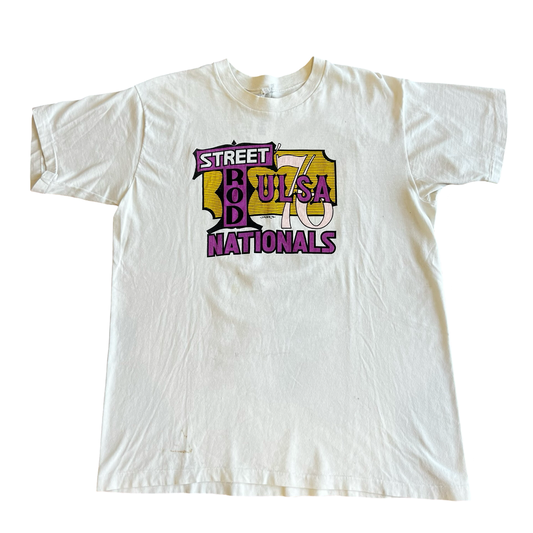 Vintage 70s Tulsa Street Rod Car T-Shirt SZ L