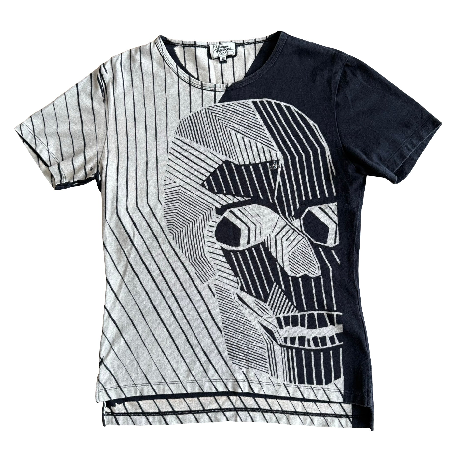 Vivienne Westwood MAN スカル Tシャツ 46 Vivienne Westwood Graphic T-Shirt SZ 46 – Final Blow