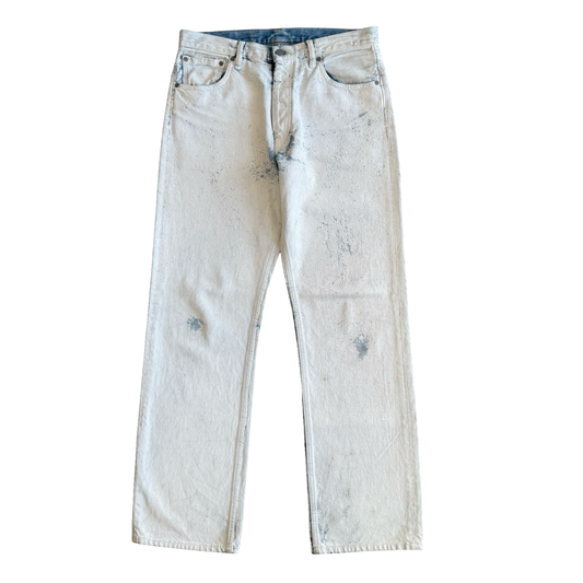 Margiela White Painted Denim SZ 31