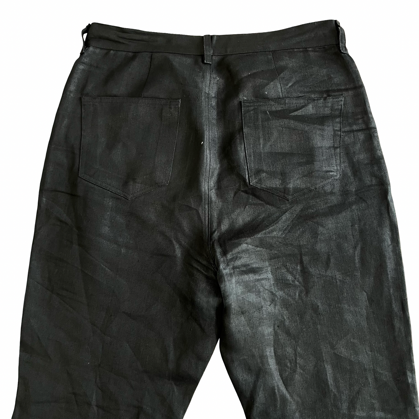 Rick Owens Bolan Flared Linen-Twill Cargo Trouser SZ 30