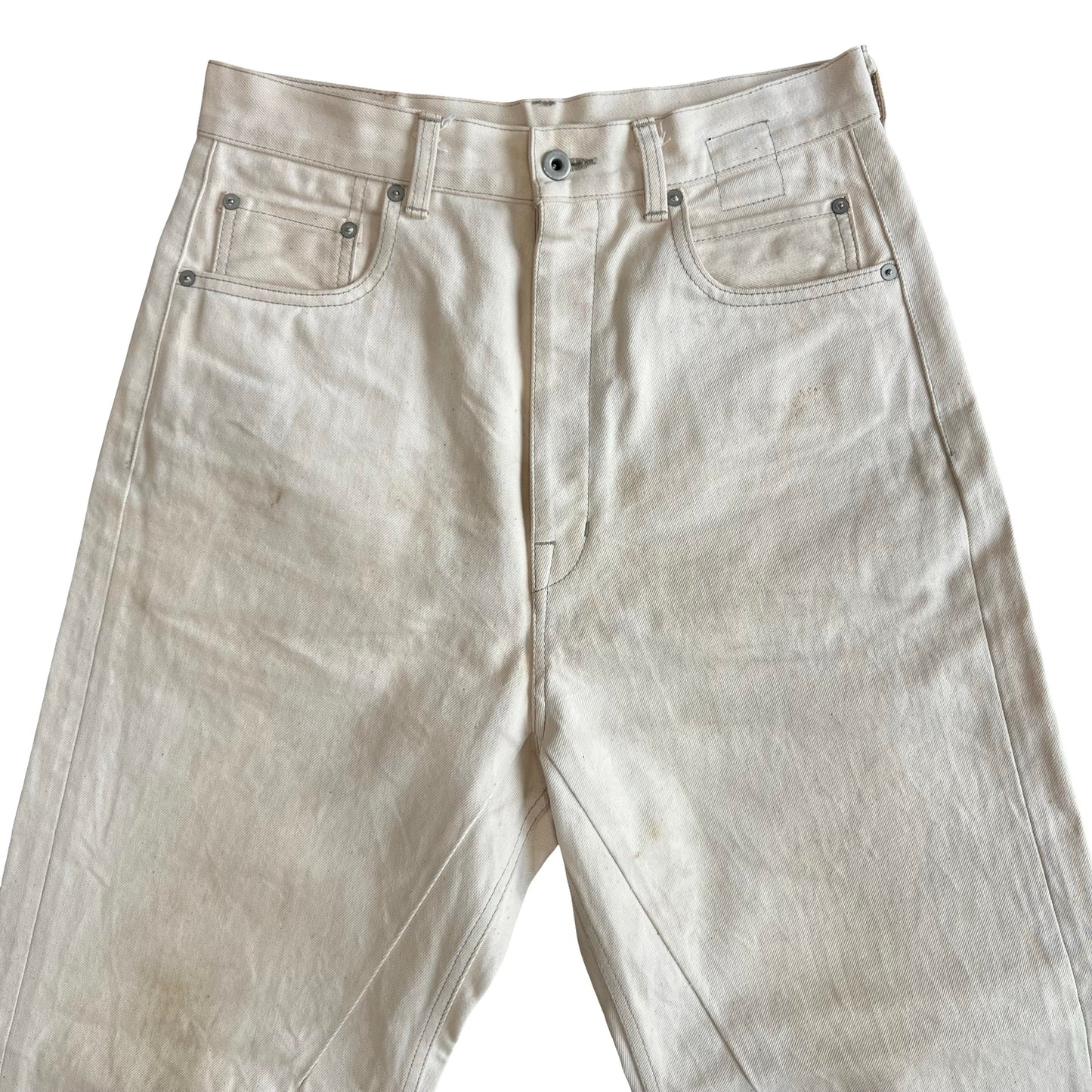 Rick Owens MIJ Natural Geth Cut Denim SZ 30