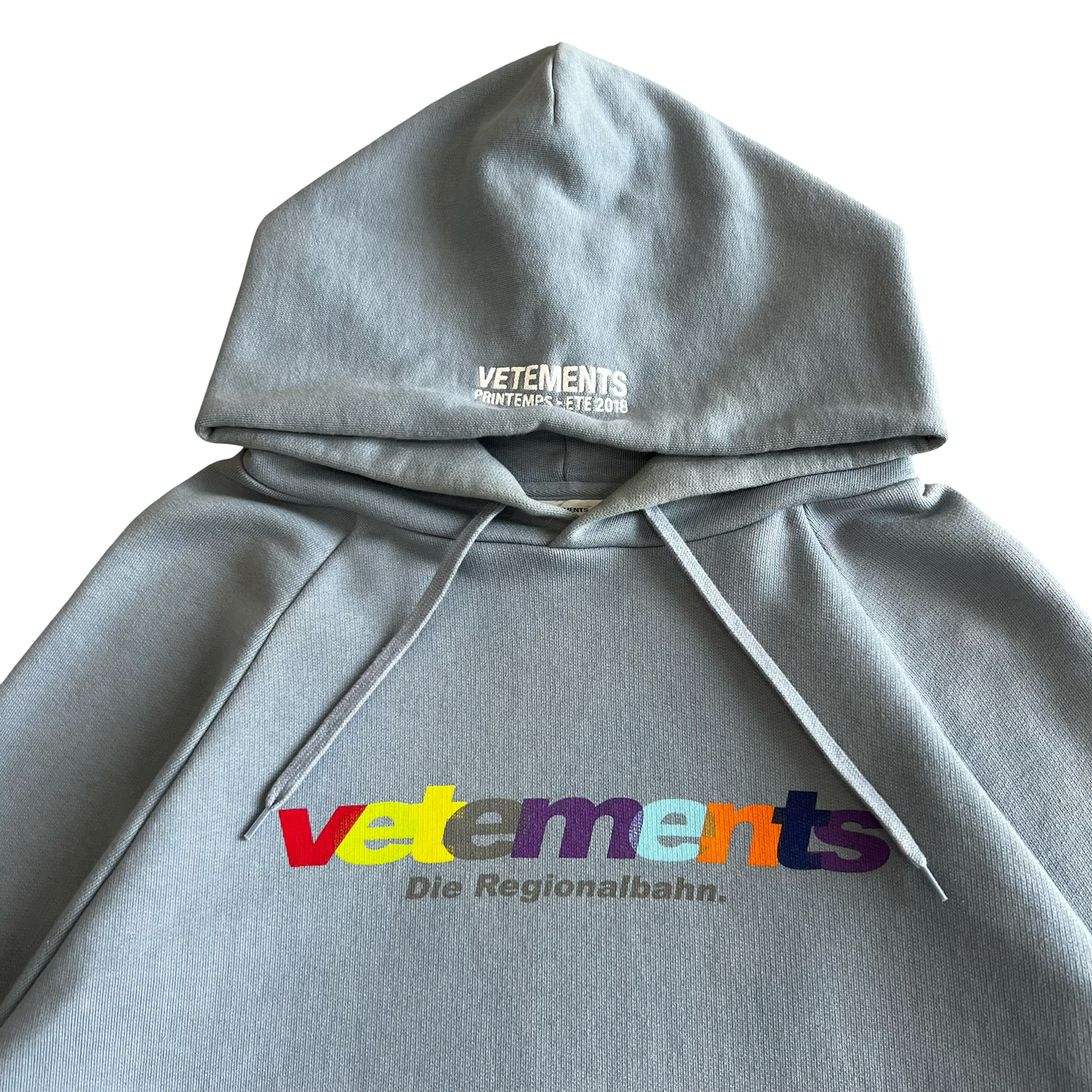 Vetements ‘Die Regionalbahn’ Hoodie AW18 SZ L