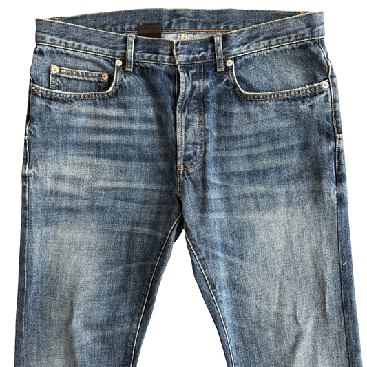 Dior Homme Light Wash Whiskered Denim SZ 32