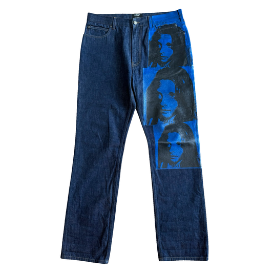 Calvin Klein x Andy Warhol Painted Raw Denim SZ 36