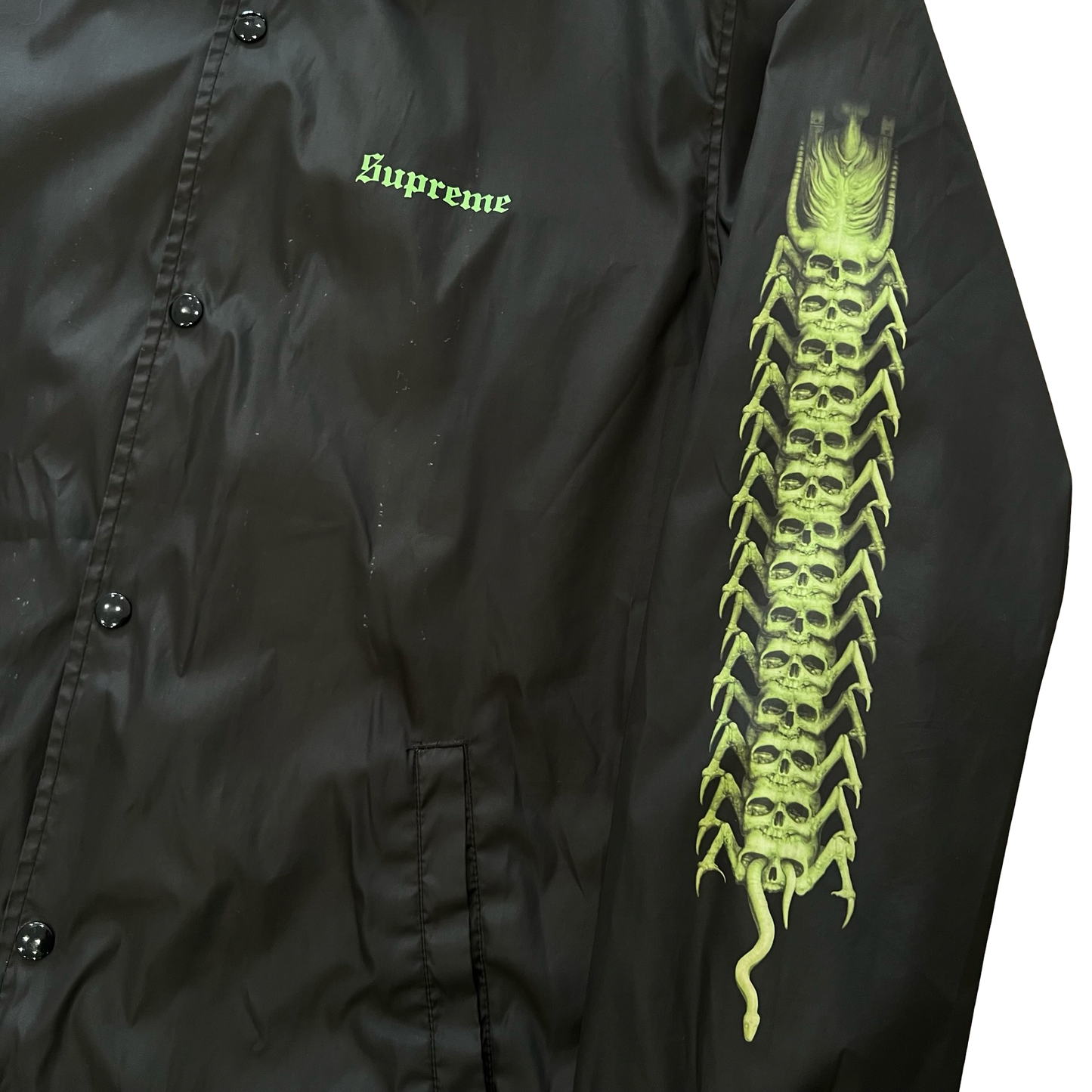 Supreme X H.R. Giger Coach Jacket AW14 SZ L
