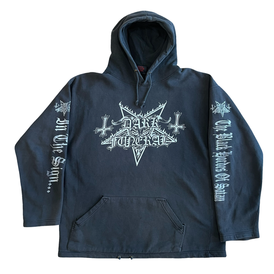 Vintage 00s Dark Funeral “In The Sign” Hoodie SZ XL