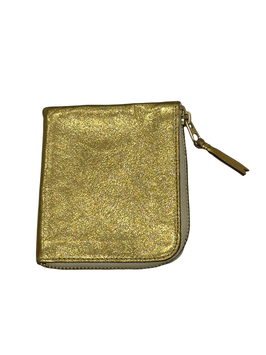 Comme des Garçons Gold Foil Leather Card Holder